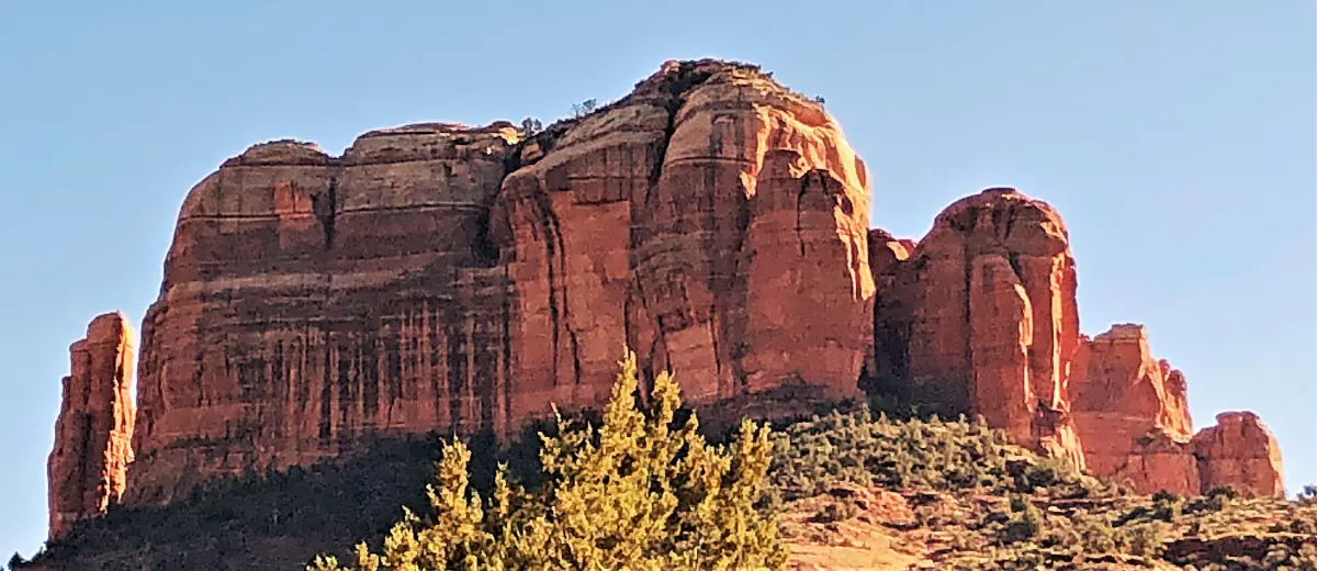 Cathedral Rock in Sedona, seen from the north